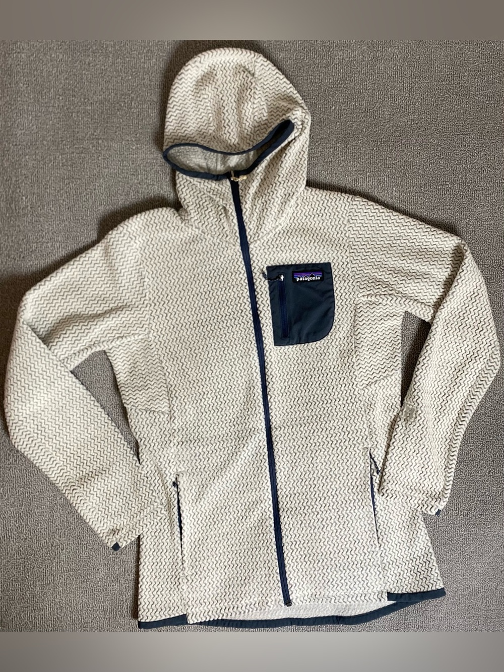 Patagonia R1 Air Full- Zip Hoody Jacket Quick Drying Fleece Outdoor Hiking Camp
